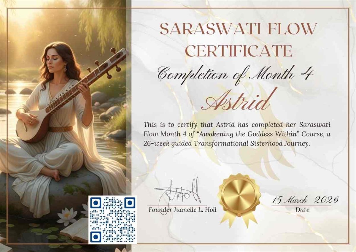 Certificate of completion — Astrid